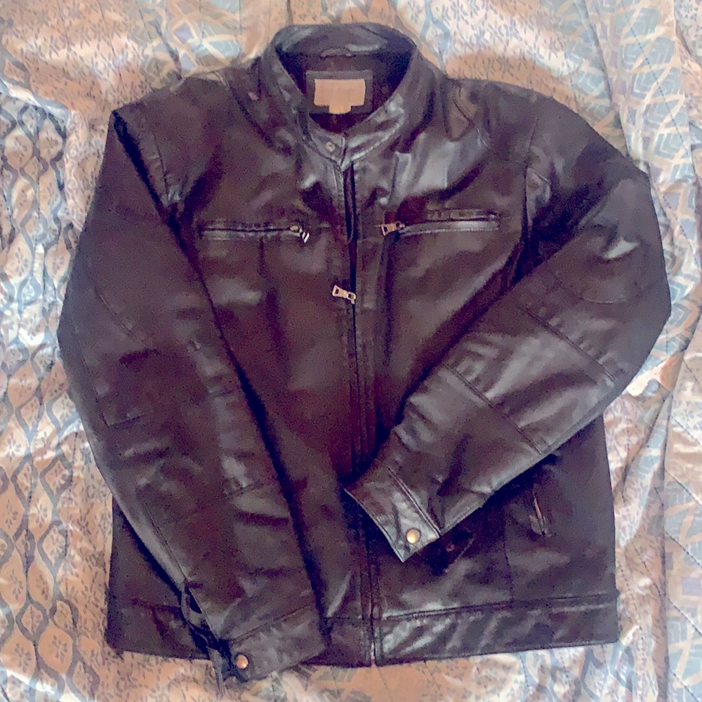 Used vintage leather racing jacket. Excellent quality brand new was $799